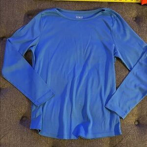 Women’s L.L. Bean Vibrant Blue Long Sleeve Top
